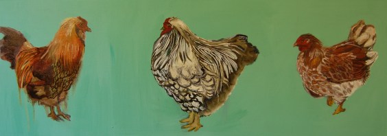 Chicken Painting Long #1